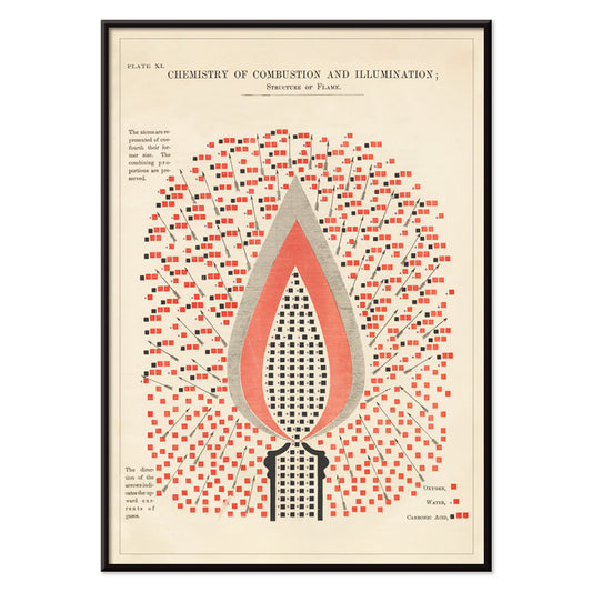 , with black aluminium frame on white background