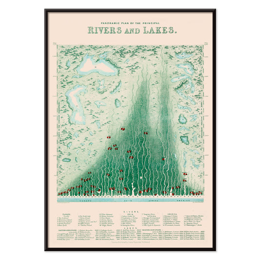 , with black aluminium frame on white background