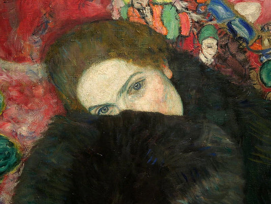 Lady with a Muff by Gustav Klimt, 1916
