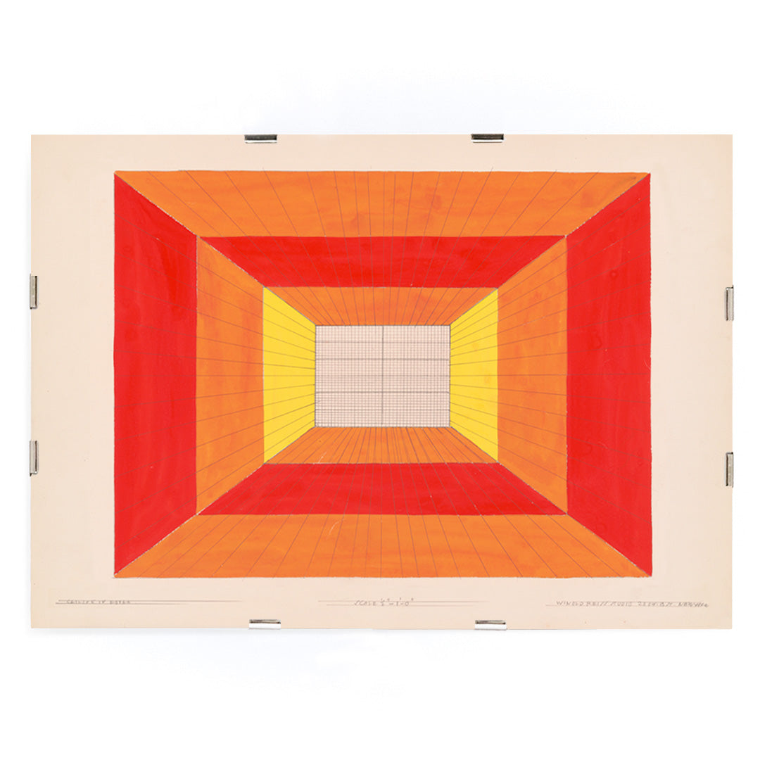 , framed and displayed in modern living room decor