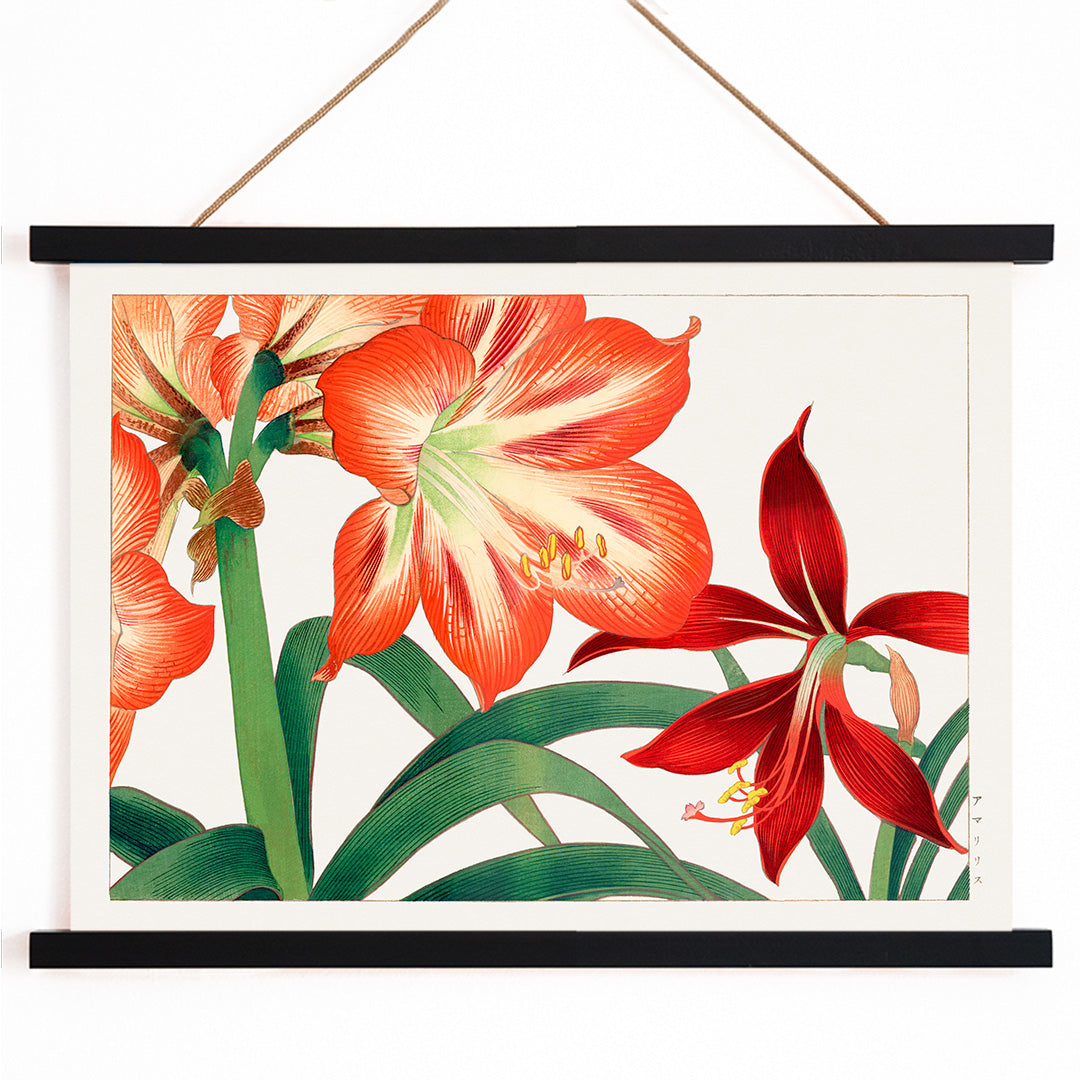 , with wooden magnetic frame on white background