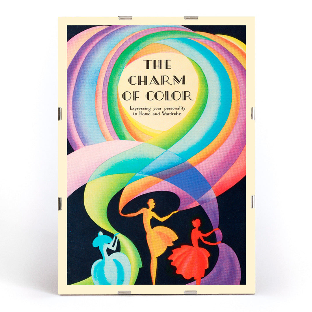 , framed and displayed in modern living room decor