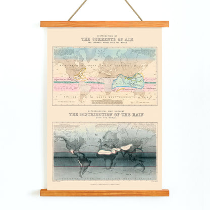 , with wooden magnetic frame on white background