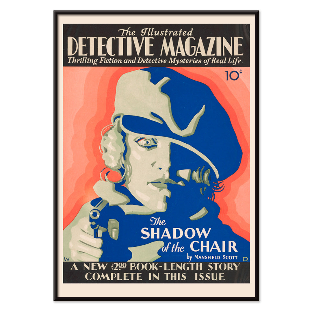 , with black aluminium frame on white background