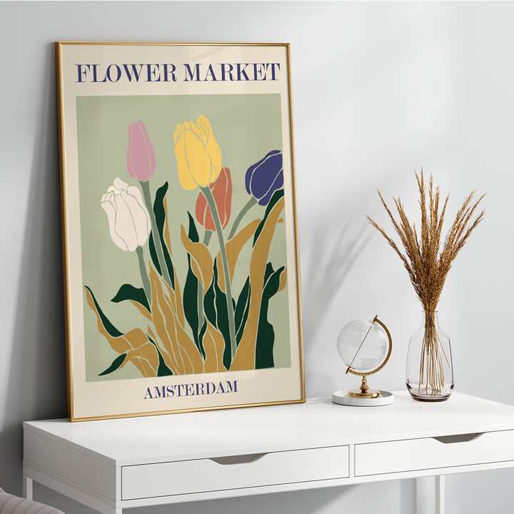 , framed and displayed in home decor