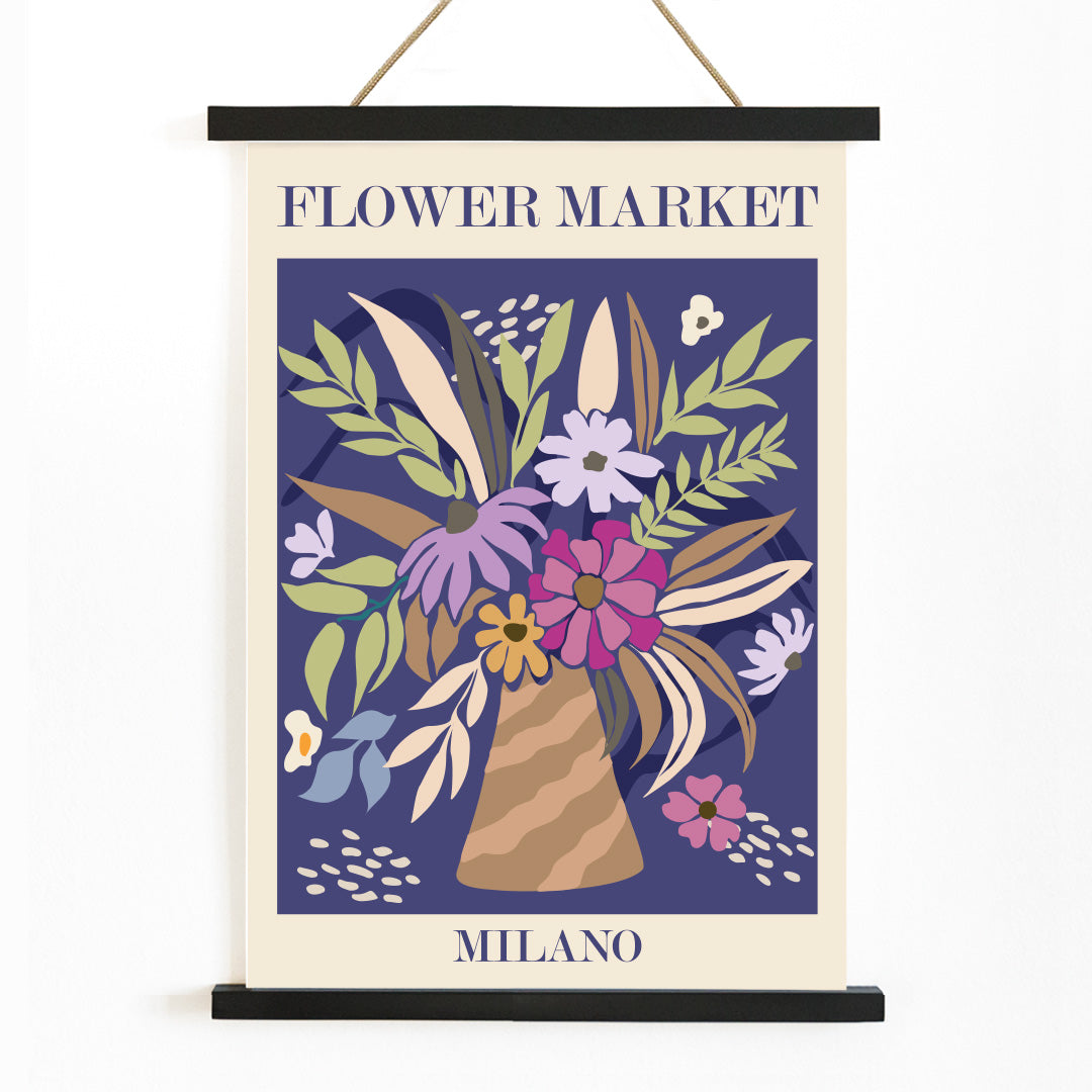 , with wooden magnetic frame on white background