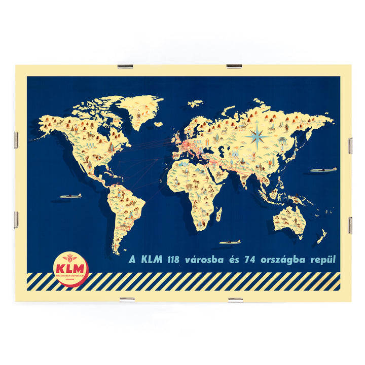 , framed and displayed in modern living room decor