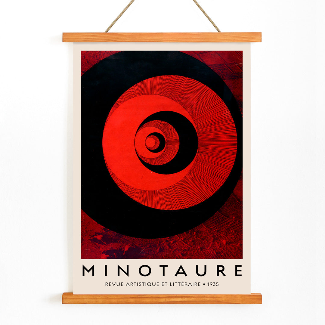 , with wooden magnetic frame on white background