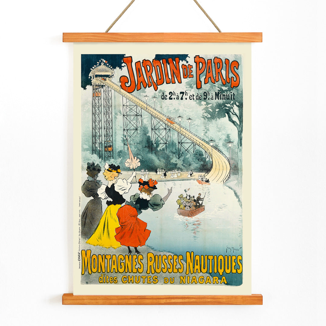 , with wooden magnetic frame on white background