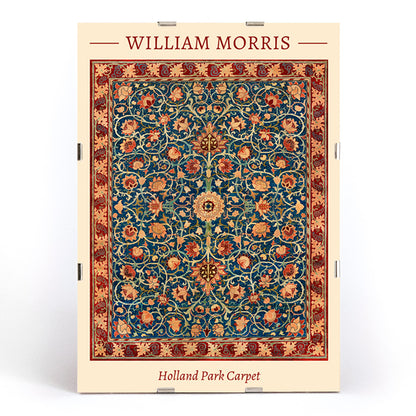 , framed and displayed in modern living room decor